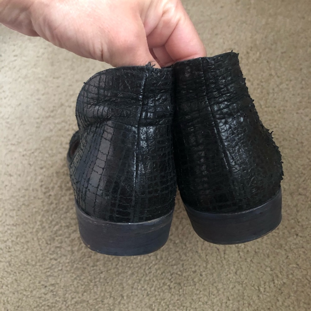Free People Mont Blanc Textured Open Toe Flats - Picture 3 of 7